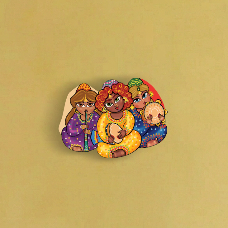 Daraboca Girl Magnet