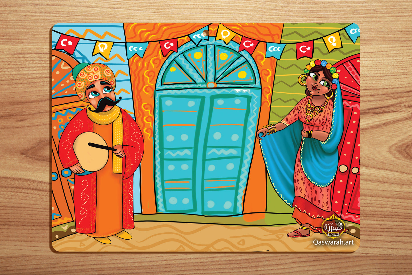 The Lady Placemate Decorations