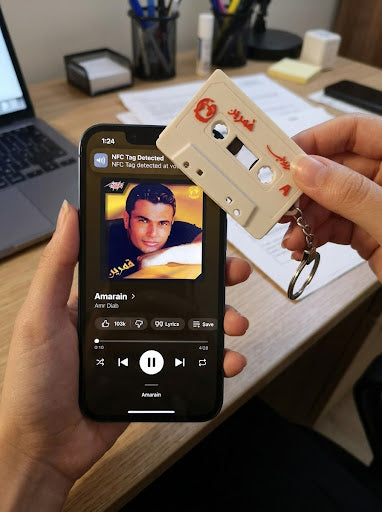 Amareen Cassette NFC tag